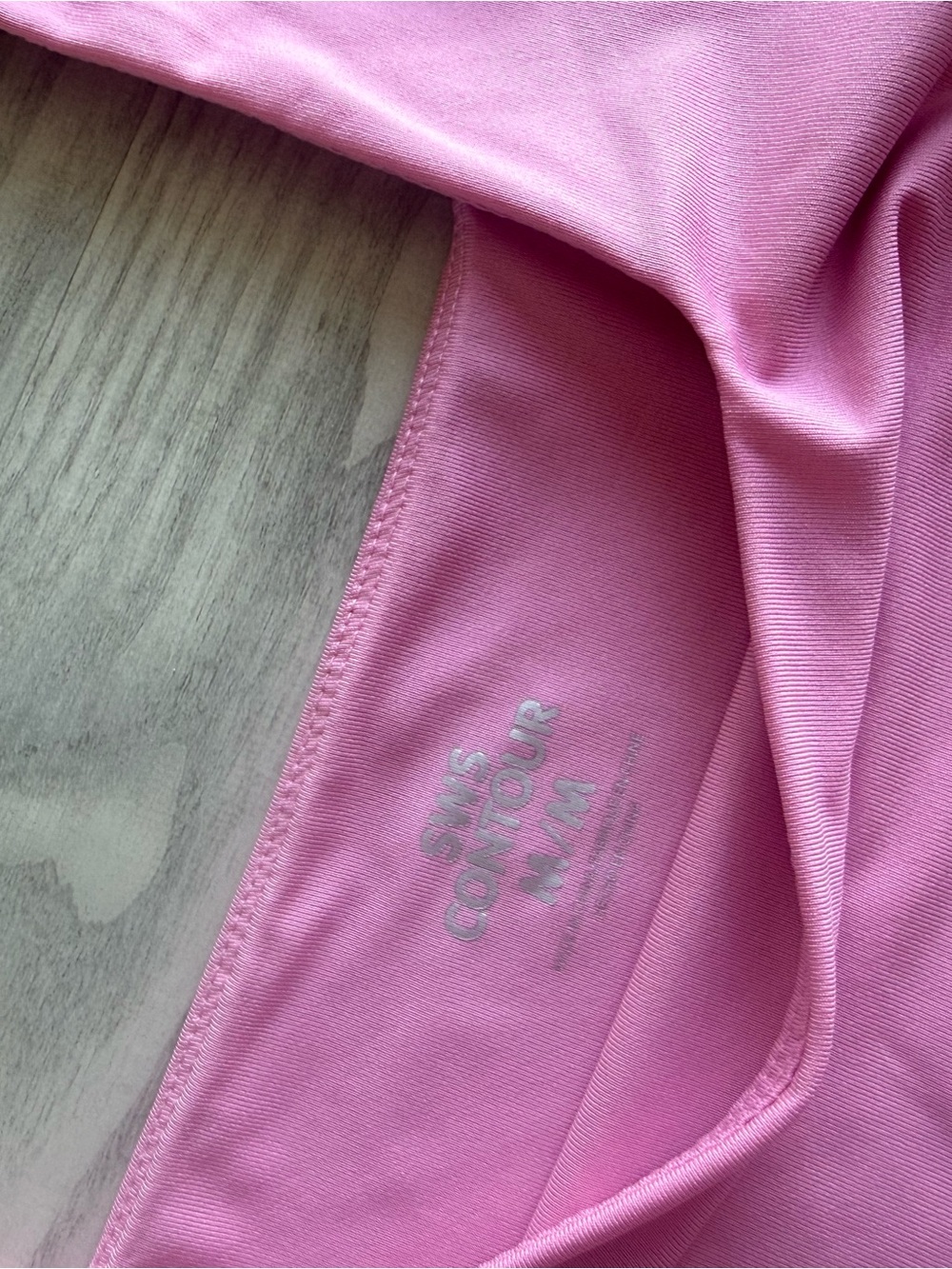 Long Sleeve Pink Scoop Neck Bodysuit - Picture 3 of 4